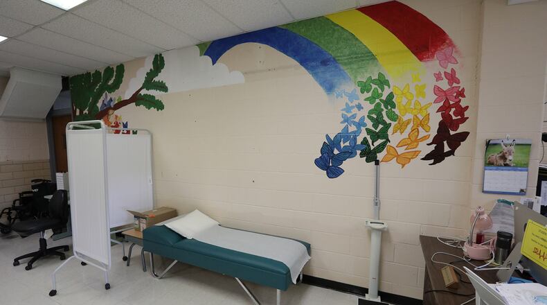 The nurses office at Northeastern High School. BILL LACKEY/STAFF
