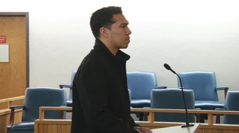 Hayden Davis appeared in Clark County Municipal Court on Monday. Deputies alleged that he led them on a high-speed chase through two counties while he was intoxicated. JENNA LAWSON/STAFF.