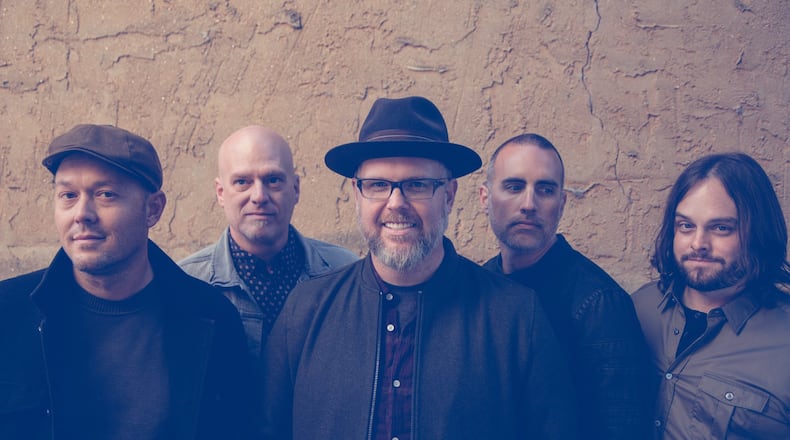 MercyMe, (left to right) Michael John Scheuchzer, Barry Graul, Bart Millard, Robby Shaffer and Nathan Cochran, will bring its latest tour to the Nutter Center on Thursday, March 13, 2025. CONTRIBUTED