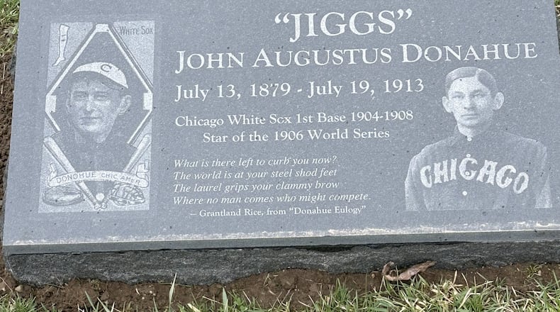 John "Jiggs" Donahue, the first significant Major League Baseball player from Springfield, will be honored with a new grave headstone in a ceremony honoring him at Calvary Cemetery on July 13.