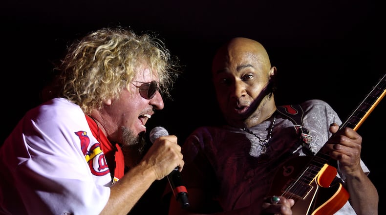 Sammy Hagar and the Circle perform at SunFest on Thursday, April 30, 2015 in West Palm Beach. (Madeline Gray / The Palm Beach Post)