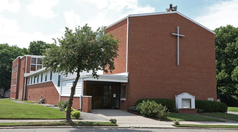 Mt. Zion Baptist Church on South Yellow Springs Street is celebrating it’s 140th anniversary this Sunday. BILL LACKEY/STAFF