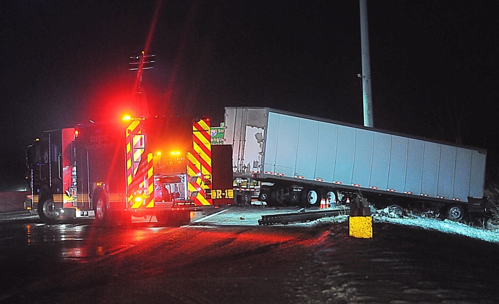 One killed after semi strikes Mad River Twp. medical vehicle