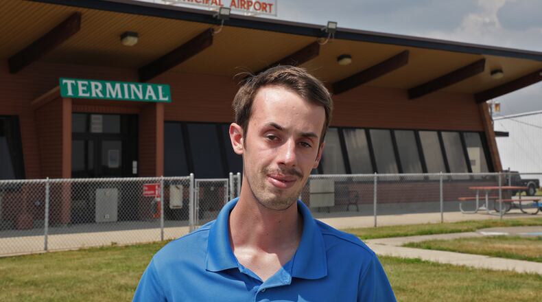 Seth Timmerman, Manager of the Springfield Airport. BILL LACKEY/STAFF