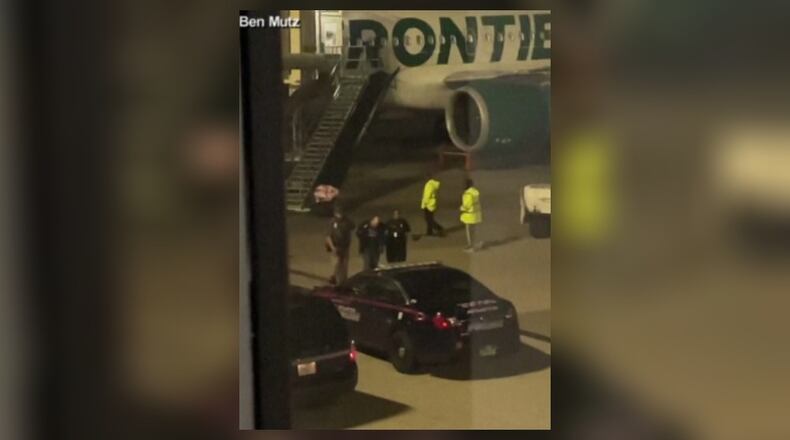 Police nor TSA have released the identity of a man who allegedly brought box cutters onboard a flight at the Cincinnati International Airport this past weekend. BEN MUTZ/CONTRIBUTED TO WCPO