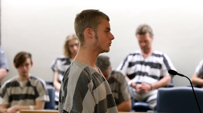 Tyler Pratt appears in Clark County Municipal Court Monday. BILL LACKEY/STAFF