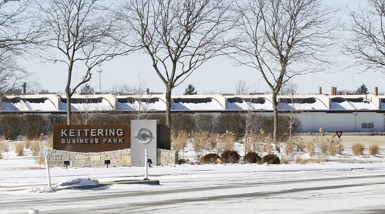 Plans between the city of Kettering and a Cincinnati developer call for this 200,000 square-foot building along Wilmington Pike to be demolished. The similar-sized building immediately behind it would house an Amazon last-mile distribution center that could bring hundreds of jobs. TY GREENLEES / STAFF