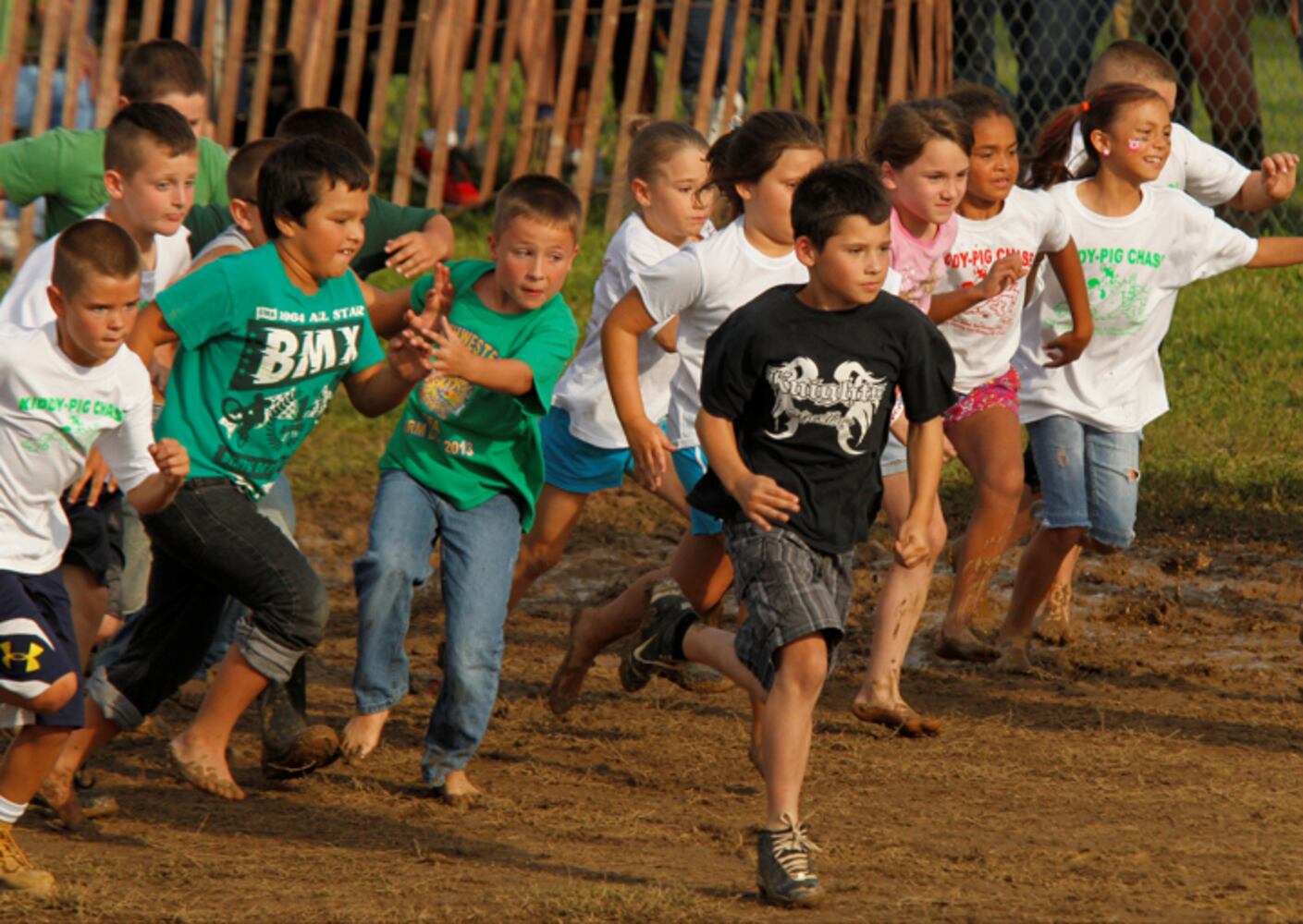 Clark County Fair - Kiddie Pig Chase