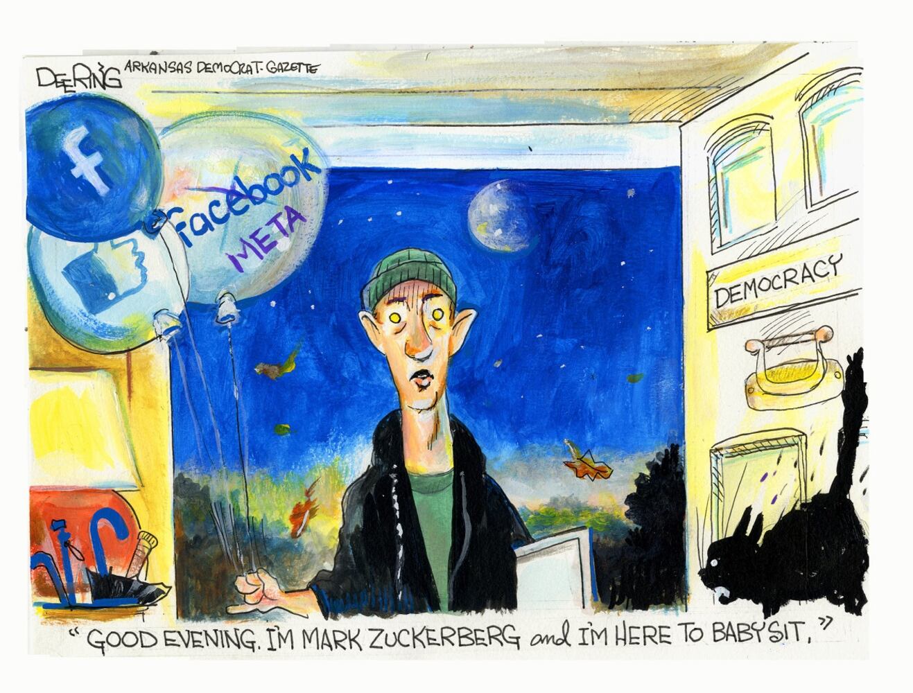 WEEK IN CARTOONS: Facebook name change, Biden’s spending plan and more