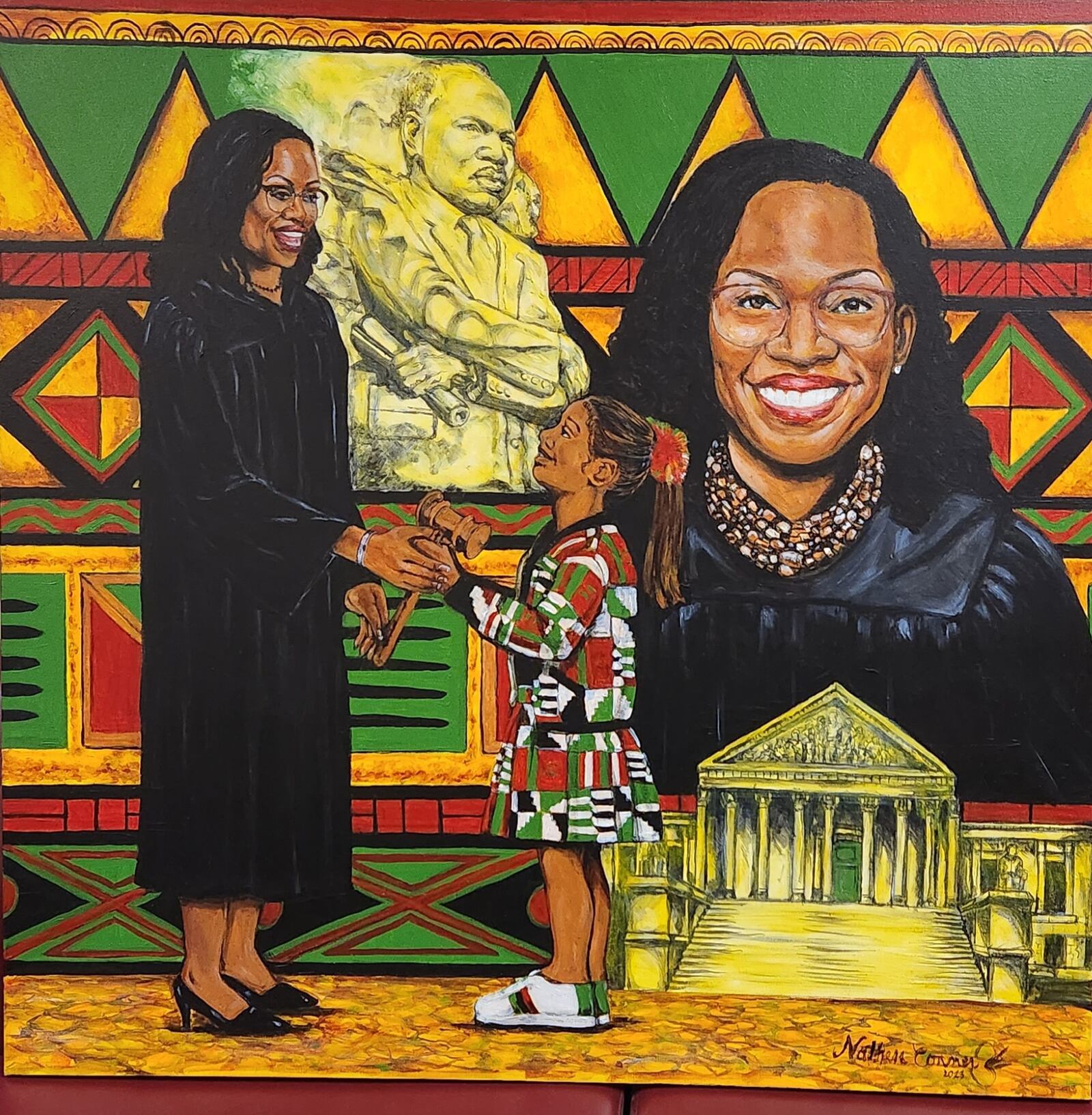 Springfield artist Nathan Conner is exhibiting his "Art and Soul" collection at Central State University-Dayton until Aug. 26. CONTRIBUTED