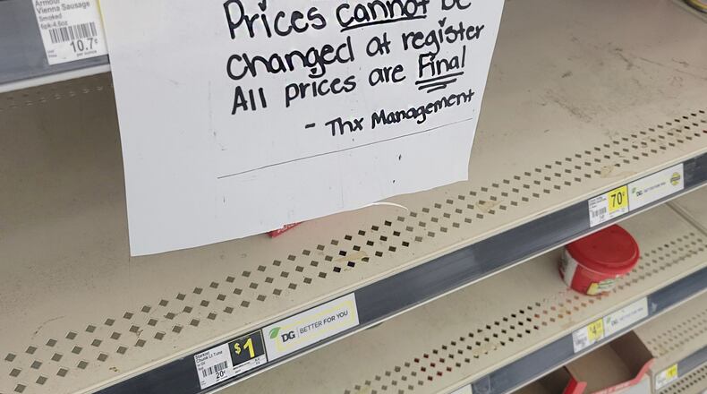 The Butler County Auditor's Office has found some items at all 20 Dollar General stores are ringing up at higher prices than the tickets on the shelves read. CONTRIBUTED