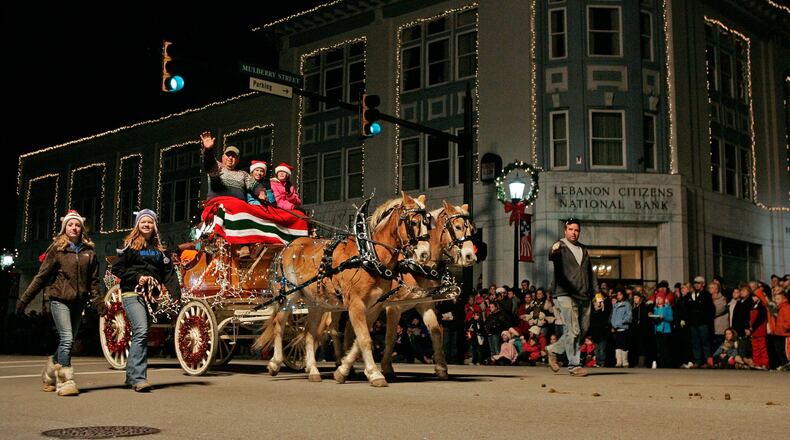 More than 100 horse drawn carriages will take part in the annual Lebanon Christmas Festival and Horse Drawn Carriage Parade on Dec. 6 in downtown Lebanon.