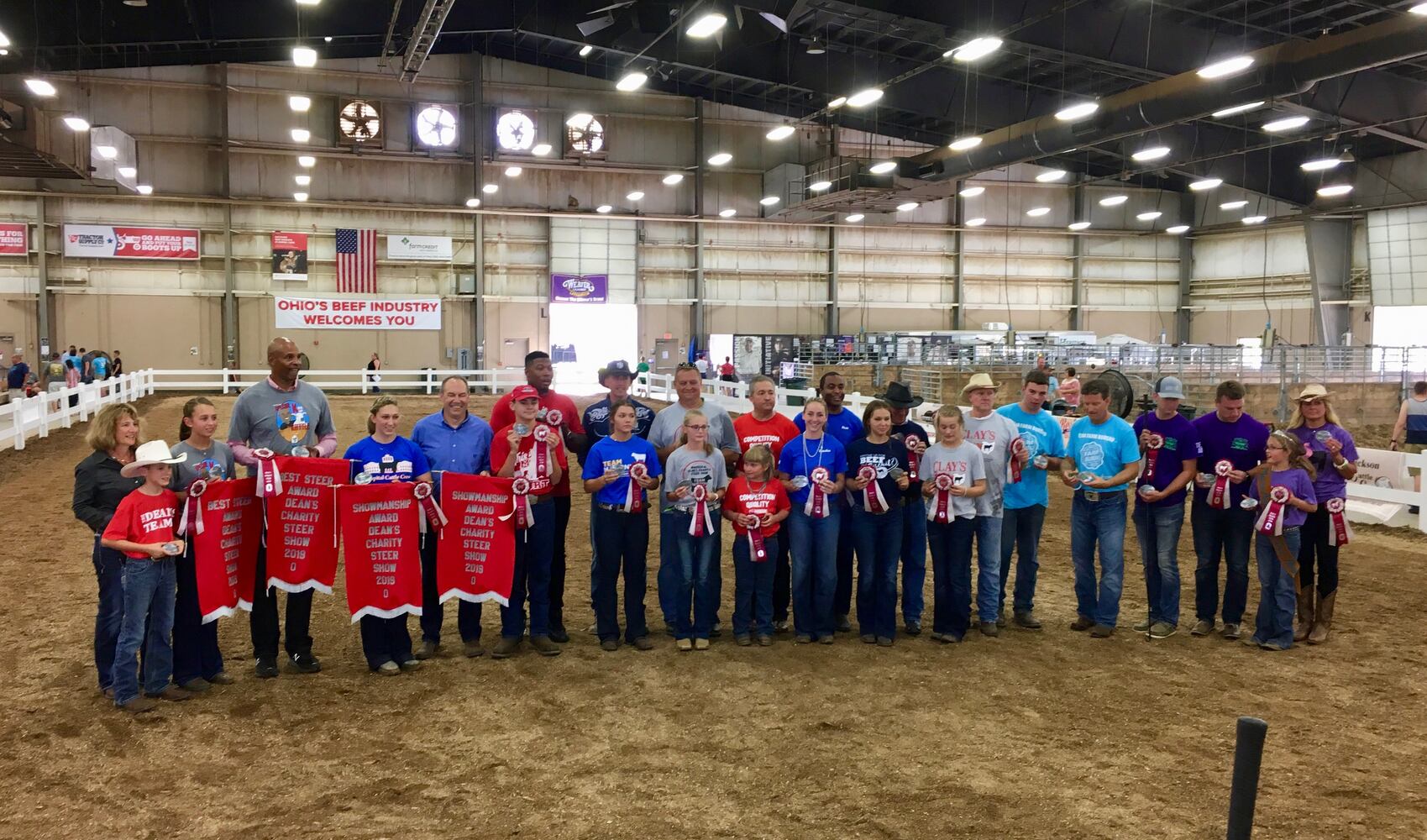 Dean's Charity Steer Show at Ohio State Fair