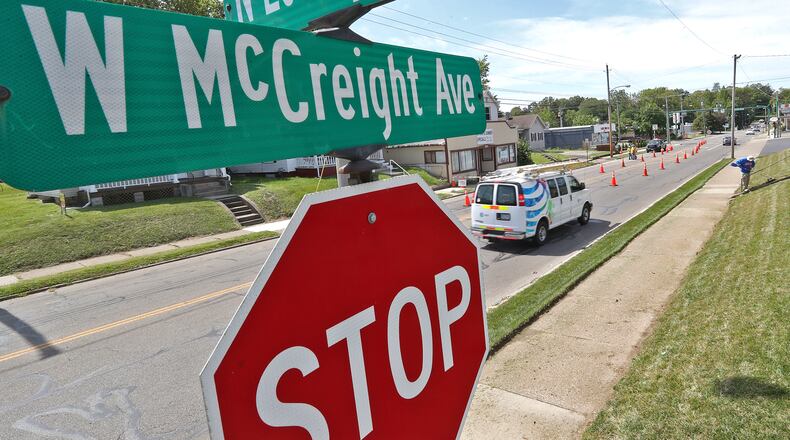 A portion of West McCreight Avenue from St. Paris Road to Fountain Avenue may be renamed. BILL LACKEY/STAFF
