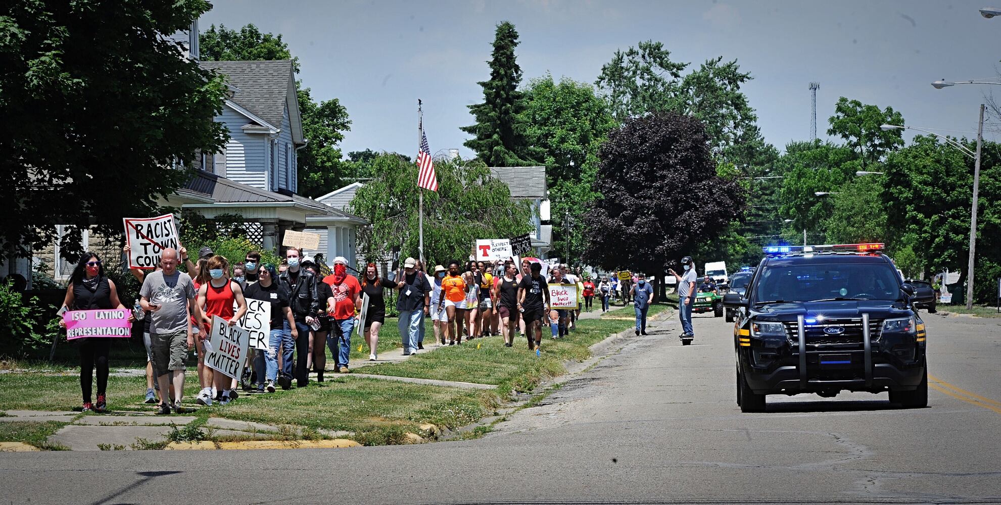 PHOTOS: Protests held in New Carlisle