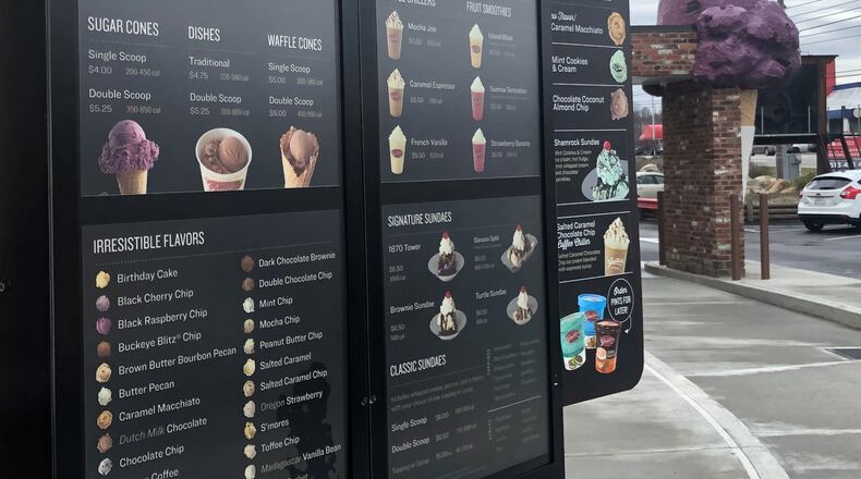 The Graeter's Ice Cream drive-through at Jungle Jim's in Fairfield has opened and the inside is expected to open soon, according to officials. RICK McCRABB/STAFF