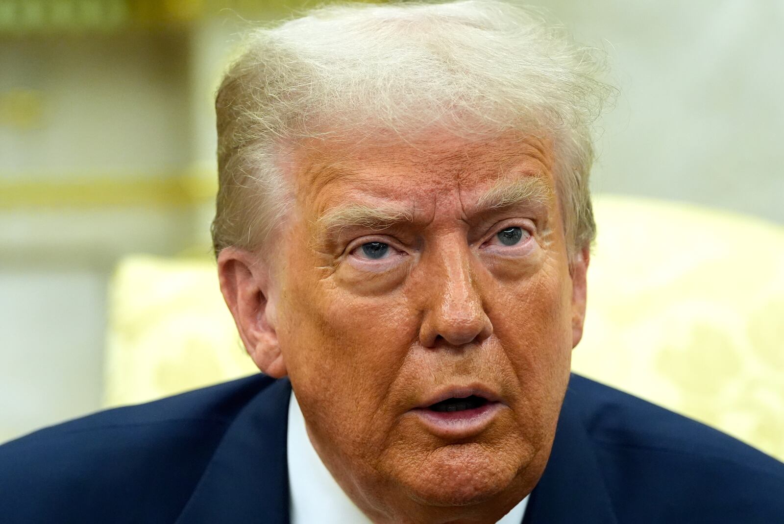 President Donald Trump meets with Philippine President Ferdinand Marcos Jr., in the Oval Office of the White House, Tuesday, July 22, 2025, in Washington. (AP Photo/Alex Brandon)
