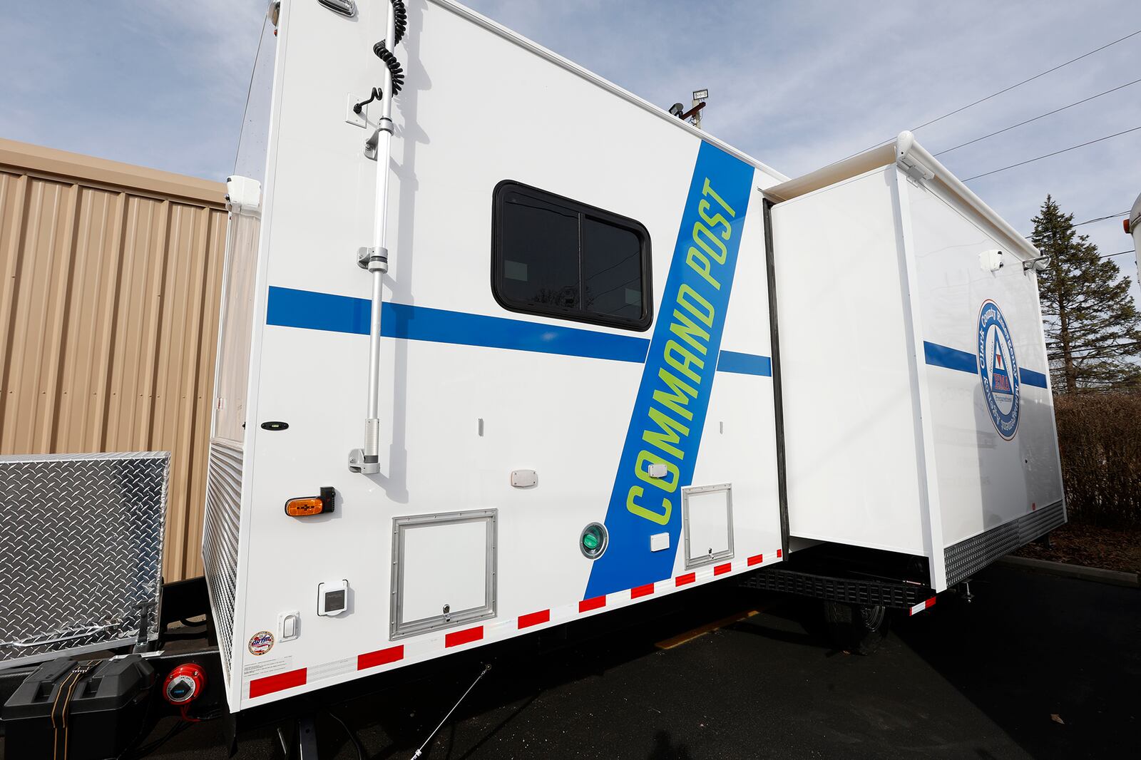 The Clark County Emergency Management Agency took possession of their new Command Post trailer Thursday, March 2, 2023. BILL LACKEY/STAFF