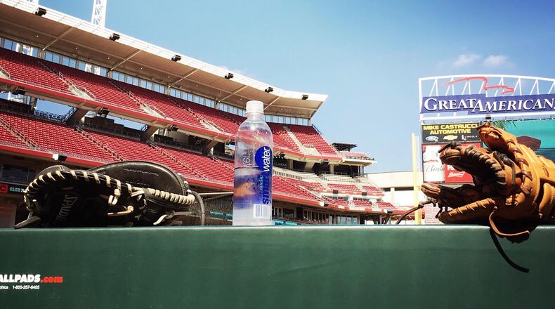 The scene at Great American Ball Park on Friday, June 29, 2018, in Cincinnati before the Reds play the Brewers.