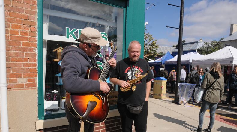 Musicians perform at a previous Yellow Springs Street Fair. DAVID MOODIE/CONTRIBUTED