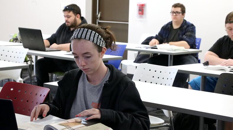 Clark State Community College has been reaffirmed for accreditation from the Higher Learning Commission through 2028-29. Bill Lackey/Staff