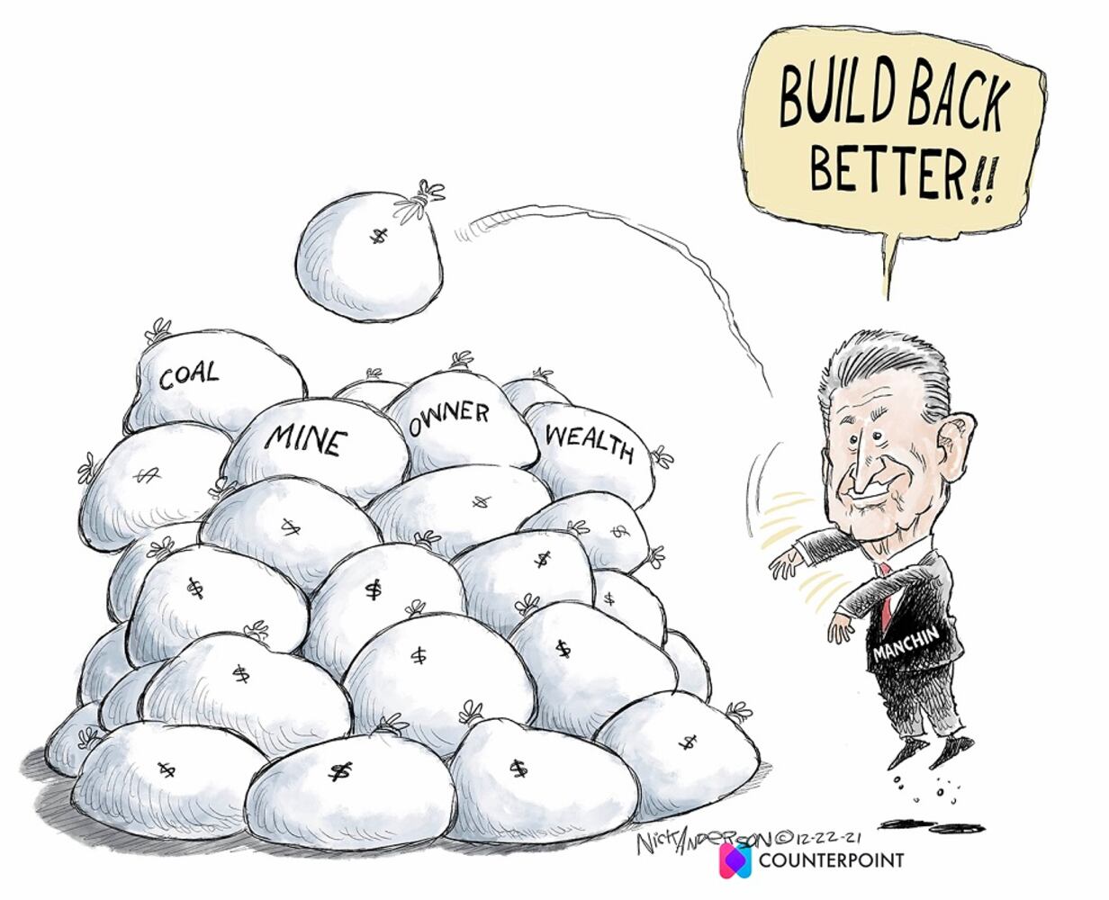 WEEK IN CARTOONS: Omicron Christmas, Joe Manchin and more