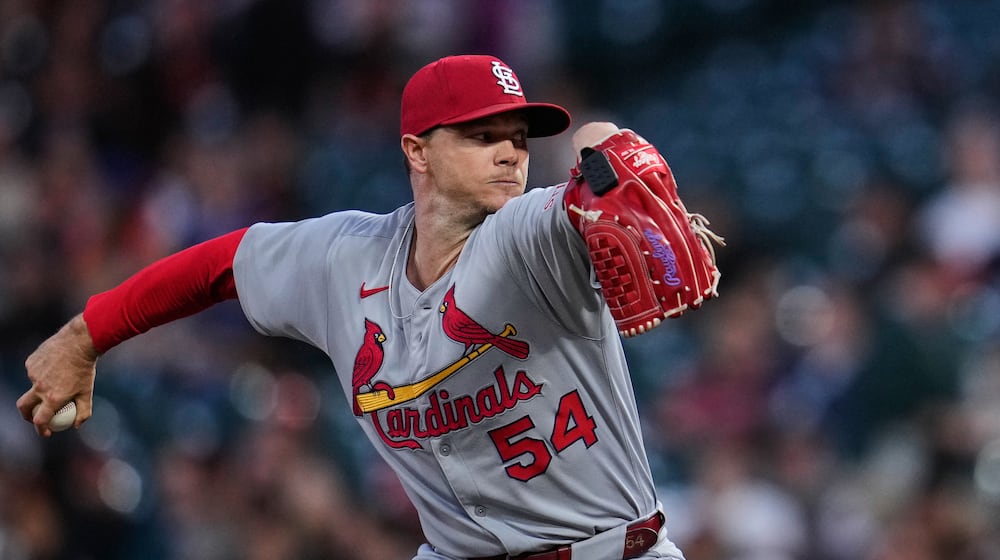 FILE - St. Louis Cardinals' Sonny Gray pitches to a San Francisco Giants batter during the first inning of a baseball game, Sept. 24, 2025, in San Francisco. (AP Photo/Godofredo A. Vásquez, file)