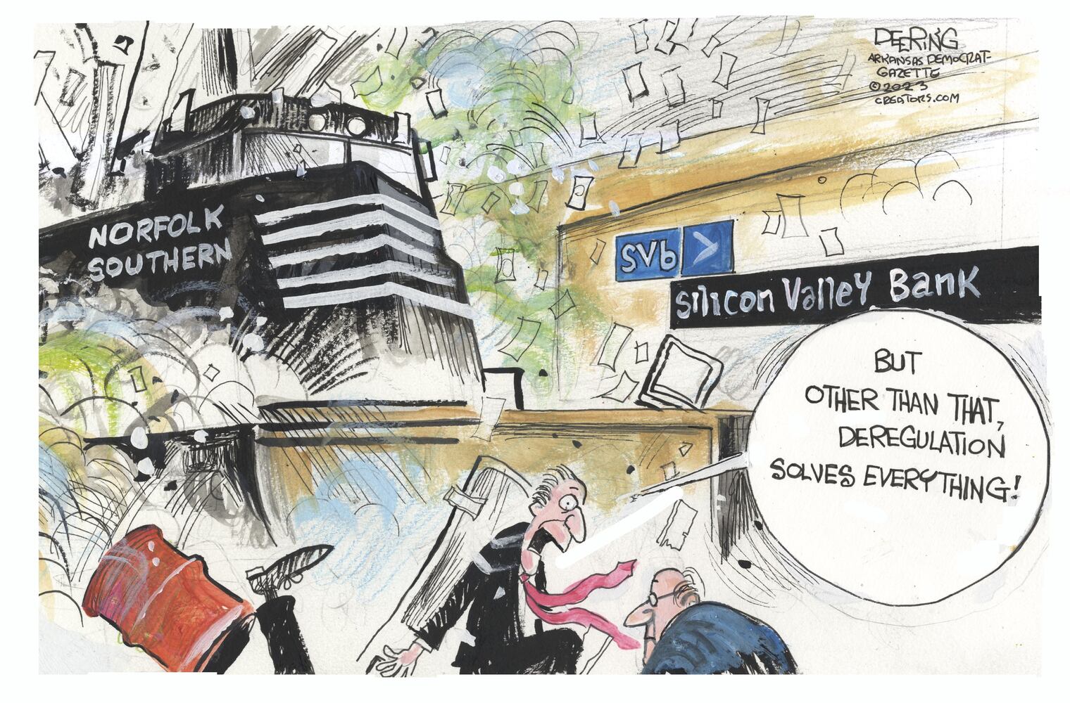 WEEK IN CARTOONS: Bank collapse, Russia and more