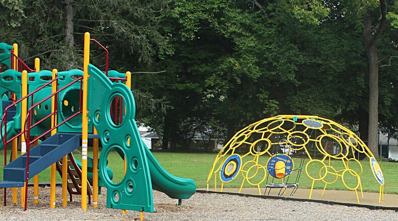 With the help of a federal grant Smith Park in New Carlisle was able to buy and install a Sensory Dome. JEFF GUERINI/STAFF