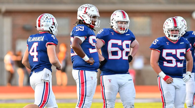 The Talawanda High School football team will play at undefeated Tippecanoe on Friday night in the OHSAA Division III playoffs. KYLE HENDRIX / CONTRIBUTED
