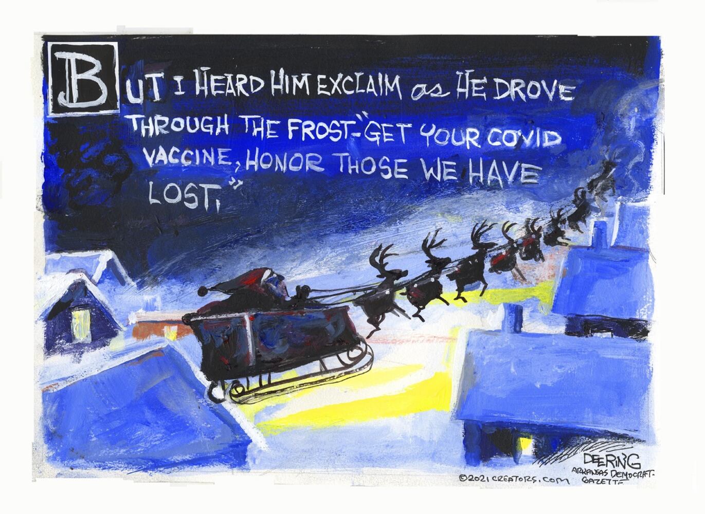 WEEK IN CARTOONS: Omicron Christmas, Joe Manchin and more