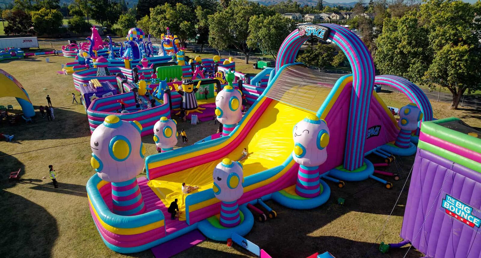 Inflatable attraction "The Big Bounce America" is coming to Dayton. CONTRIBUTED