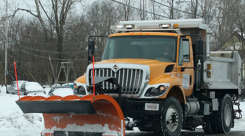 Urbana’s recycling contractor, Rumpke, has delayed service by one business day this week due to inclement weather, according to information from the city.  BILL LACKEY/STAFF