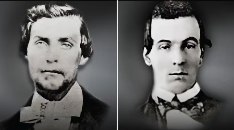 President Joe Biden will posthumously award the Medal of Honor to two of those who were executed for their role in the Civil War's Great Locomotive Chase through North Georgia, Pvts. Philip G. Shadrach, left, and George D. Wilson, right, of the 2nd Ohio Volunteer Infantry Regiment. It is the nation’s highest military award for valor.