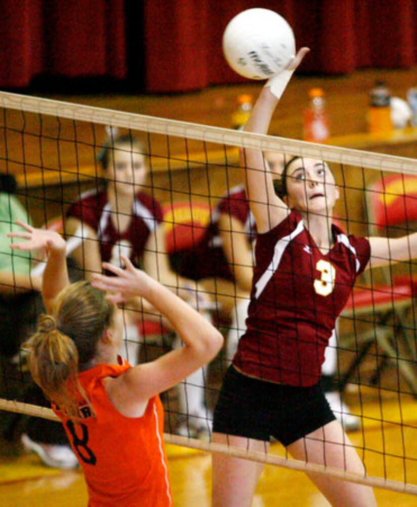 Northeastern vs. West Liberty-Salem volleyball