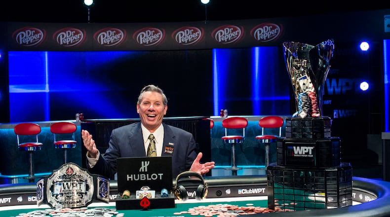 Mike Sexton, who grew up in the Dayton area, died. He was 72. PHOTO CONTRIBUTED BY WORLD POKER TOUR/ JOE GIRON PHOTOGRAPHY