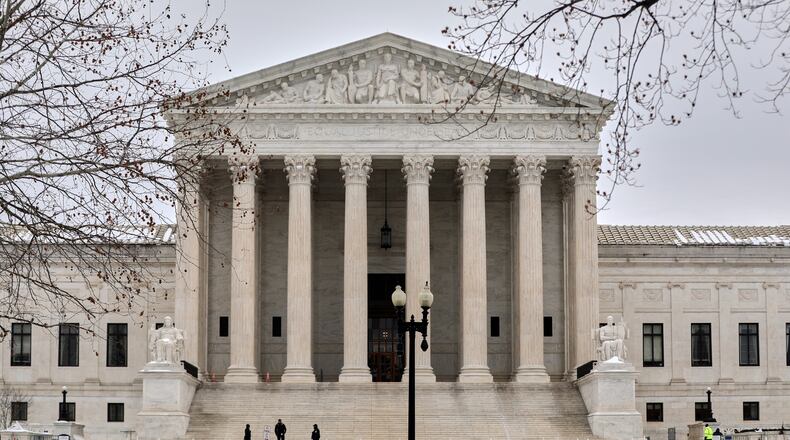 FILE - The Supreme Court is photographed, Feb. 6, 2026, in Washington. (AP Photo/Rahmat Gul, File)