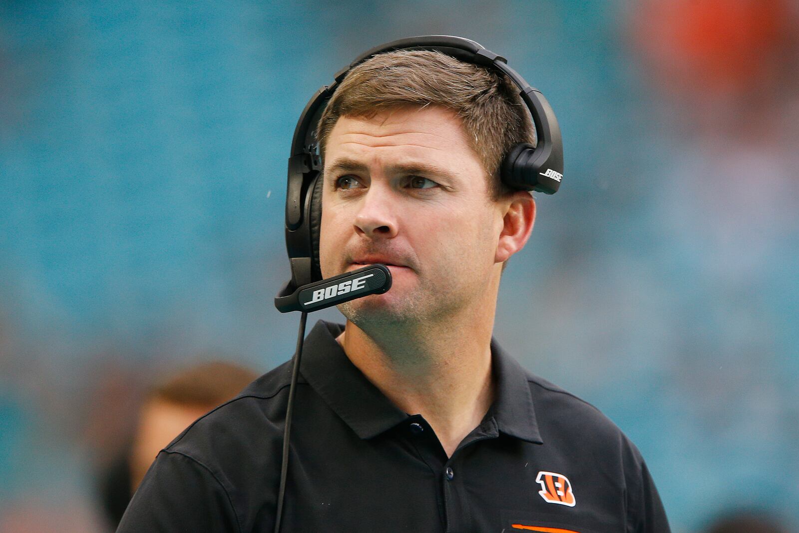 MIAMI, FLORIDA - DECEMBER 22: Head coach Zac Taylor of the Cincinnati Bengals reacts against the Miami Dolphins during the first quarter at Hard Rock Stadium on December 22, 2019 in Miami, Florida. (Photo by Michael Reaves/Getty Images)