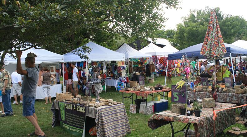 More than 80 vendors will offer everything from art to instruments along with live entertainment and food, Friday and Saturday at the Clifton Gorge Music & Arts Festival. CONTRIBUTED
