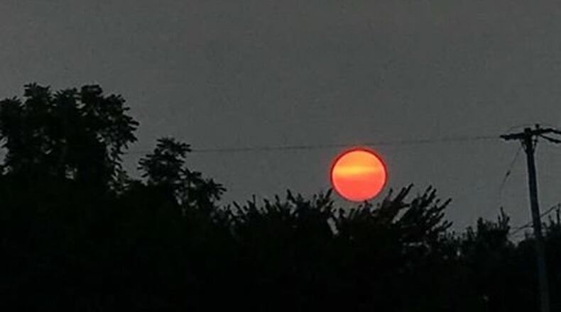 A “smoke-enhanced” from Aric Pine in Morrow County, Ohio taken over the past weekend. CONTRIBUTED.