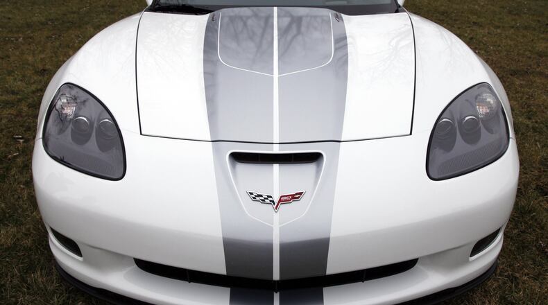 The front of Thomas Murph’s 2013 60th Anniversary Corvette.