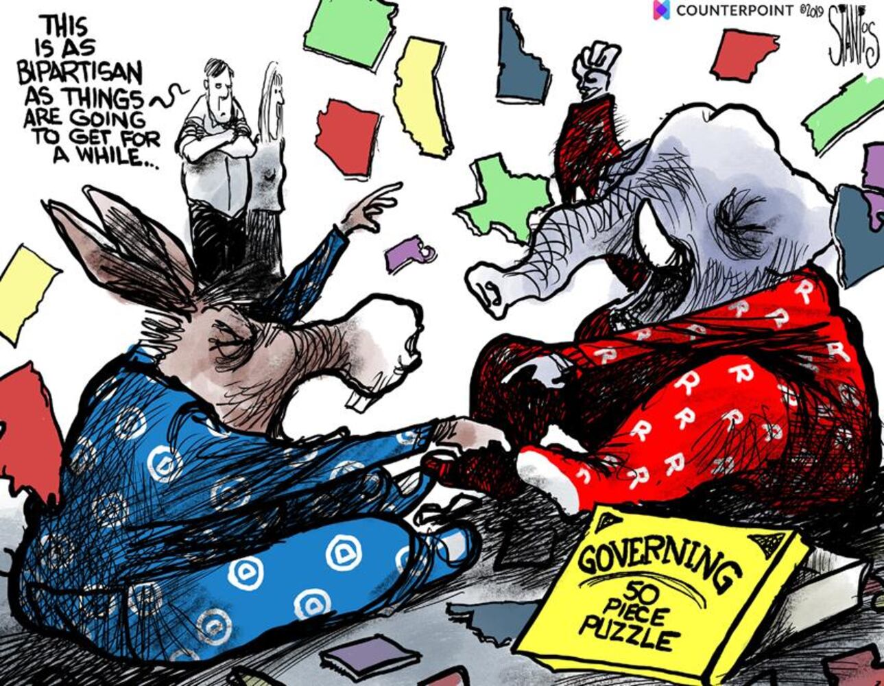Week in cartoons: Medicare for all, Popeyes and more