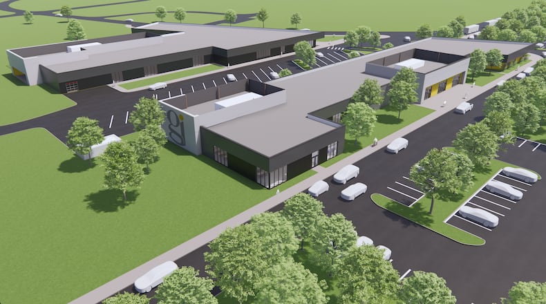 Rendering of phase II of Global Impact STEM Academy's Upper Academy expansion on Clark State College's campus. Contributed