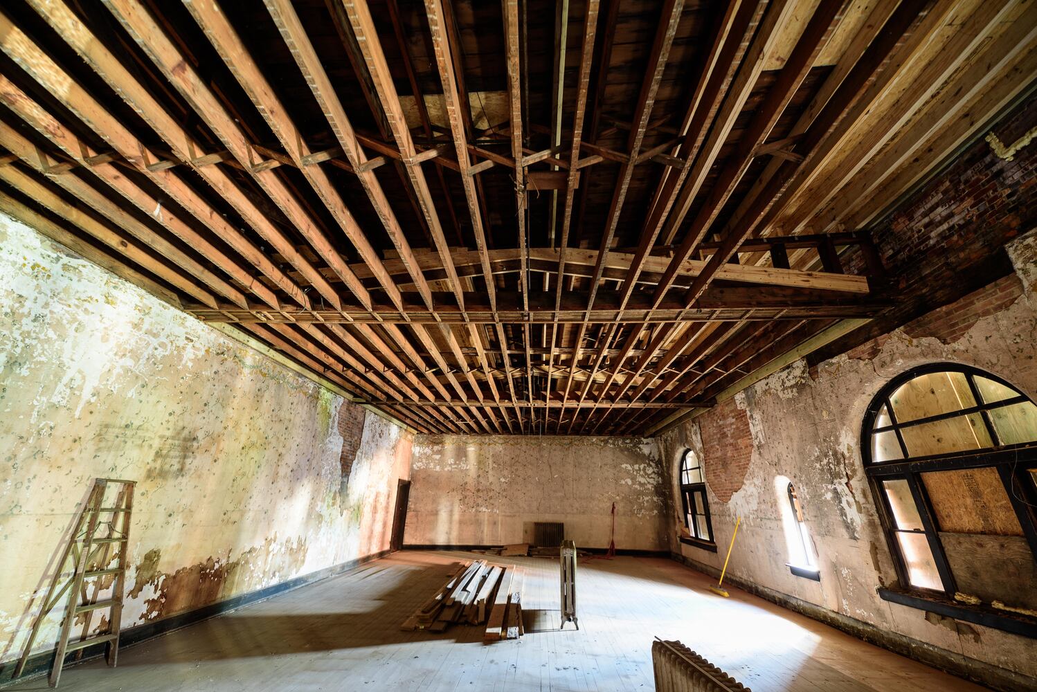 PHOTOS: Stabilization complete on Troy's IOOF Building/Old Miami County Courthouse
