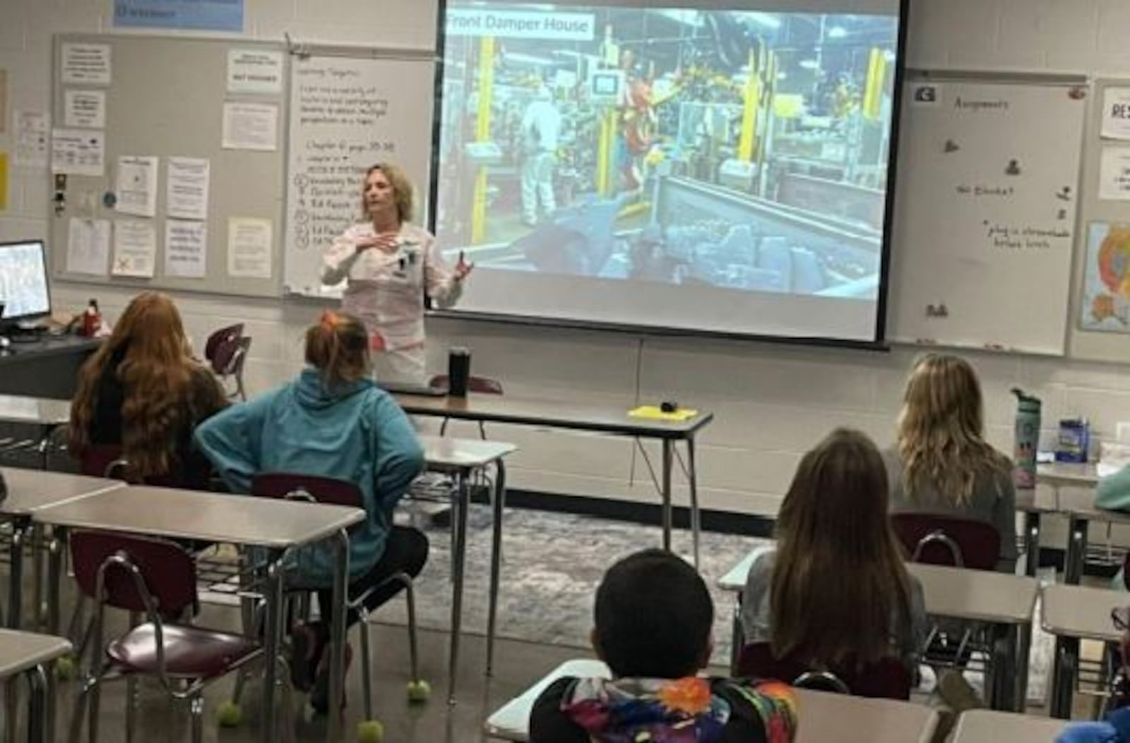 Graham Middle School students participated in Manufacturing Day. Contributed