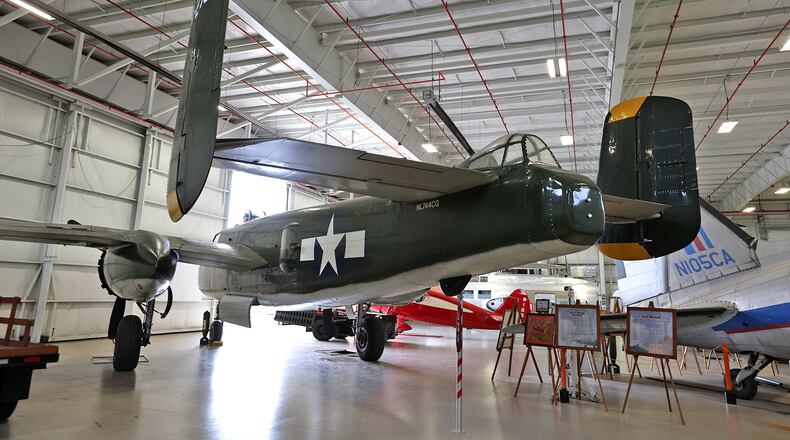 Several events will be held this week in Clark and Champaign Counties, including a free lecture, AI in food processing, by Don Sanders at the Champaign Aviation Museum in Urbana. In this photo is the "Champaign Gal" a B-25 bomber that's is based at the museum. FILE/BILL LACKEY/STAFF