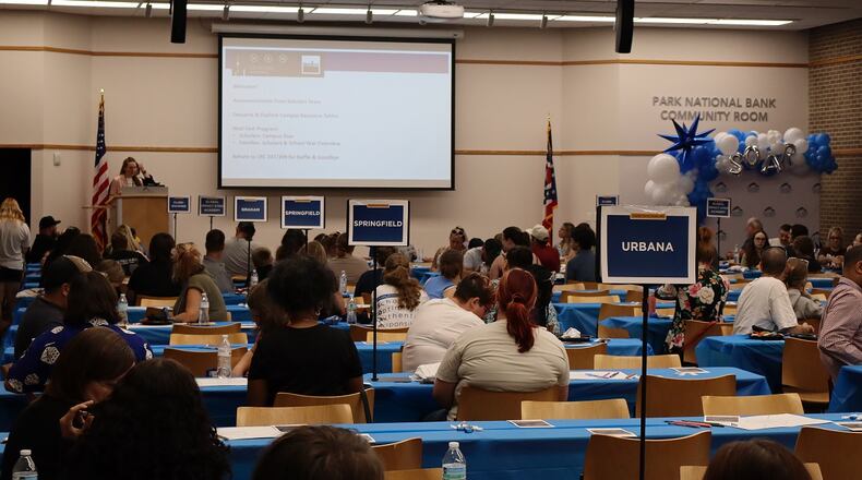 The Clark State College Scholars Program hosted its third annual Nest Fest for local high school students to kick off the new school year and learn about the college. The event included scholars from Springfield City, Clark-Shawnee Local, Global Impact STEM Academy, Graham Local, Tecumseh Local and Urbana City. Contributed