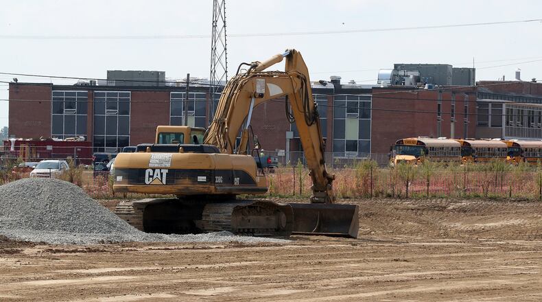 Clark Shawnee new school construction. BILL LACKEY/STAFF