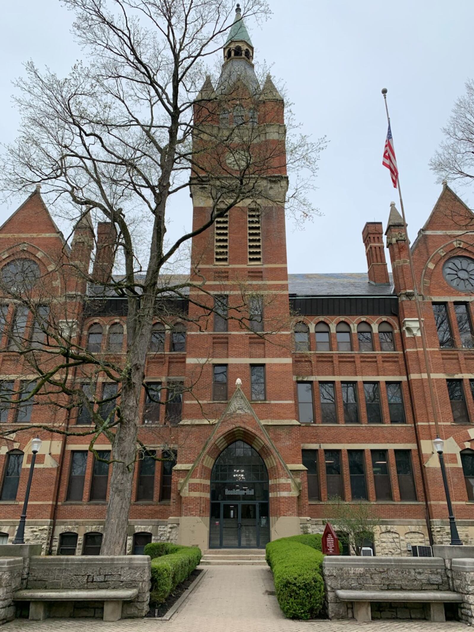 Wittenberg University's Recitation Hall where the Office of the President is located. Brooke Spurlock/Staff