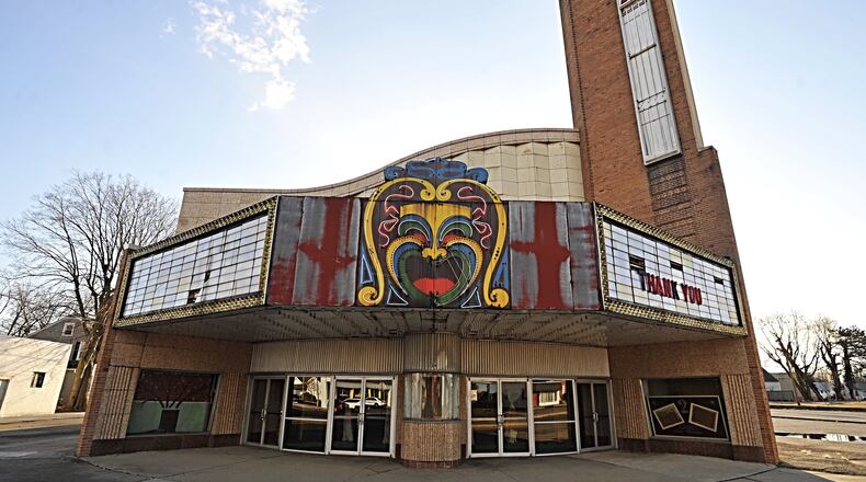 Nonprofit group Fairborn Phoenix hope to reopen the Fairborn Theater on Broad Street downtown with help from Fairborn American Rescue Plan Act funds. STAFF/MARSHALL GORBY